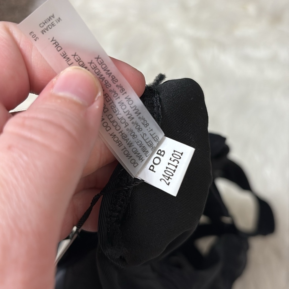 NWT From Amazon Tempt Me Women’s One Piece Black See Through Mesh Detail Swim M - Picture 13 of 16
